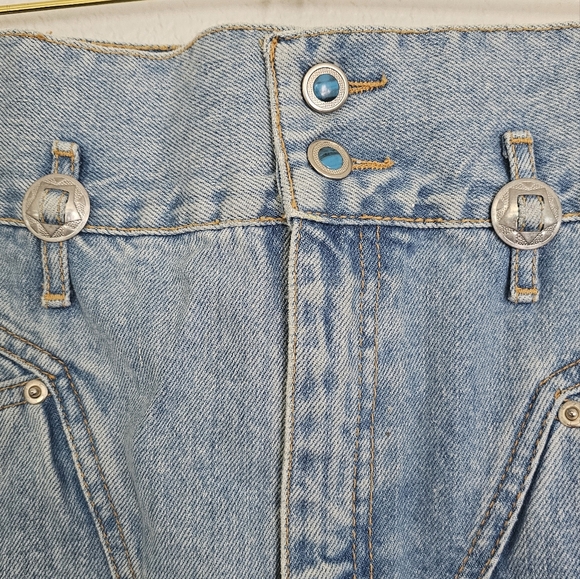 Y2K western style denim skirt - Picture 3 of 11